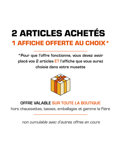 Offre 2 articles = 1 affiche