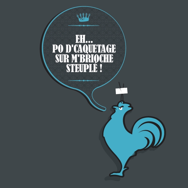 po d'caquetage...