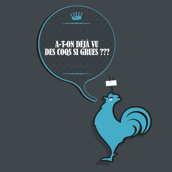 A-t-on déjà vu des coqs si grues ???