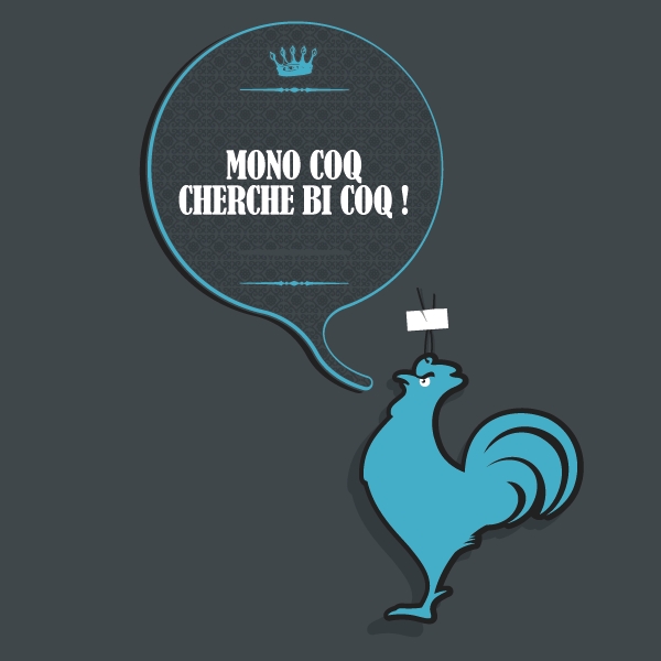 MONO COQ CHERCHE BI COQ !