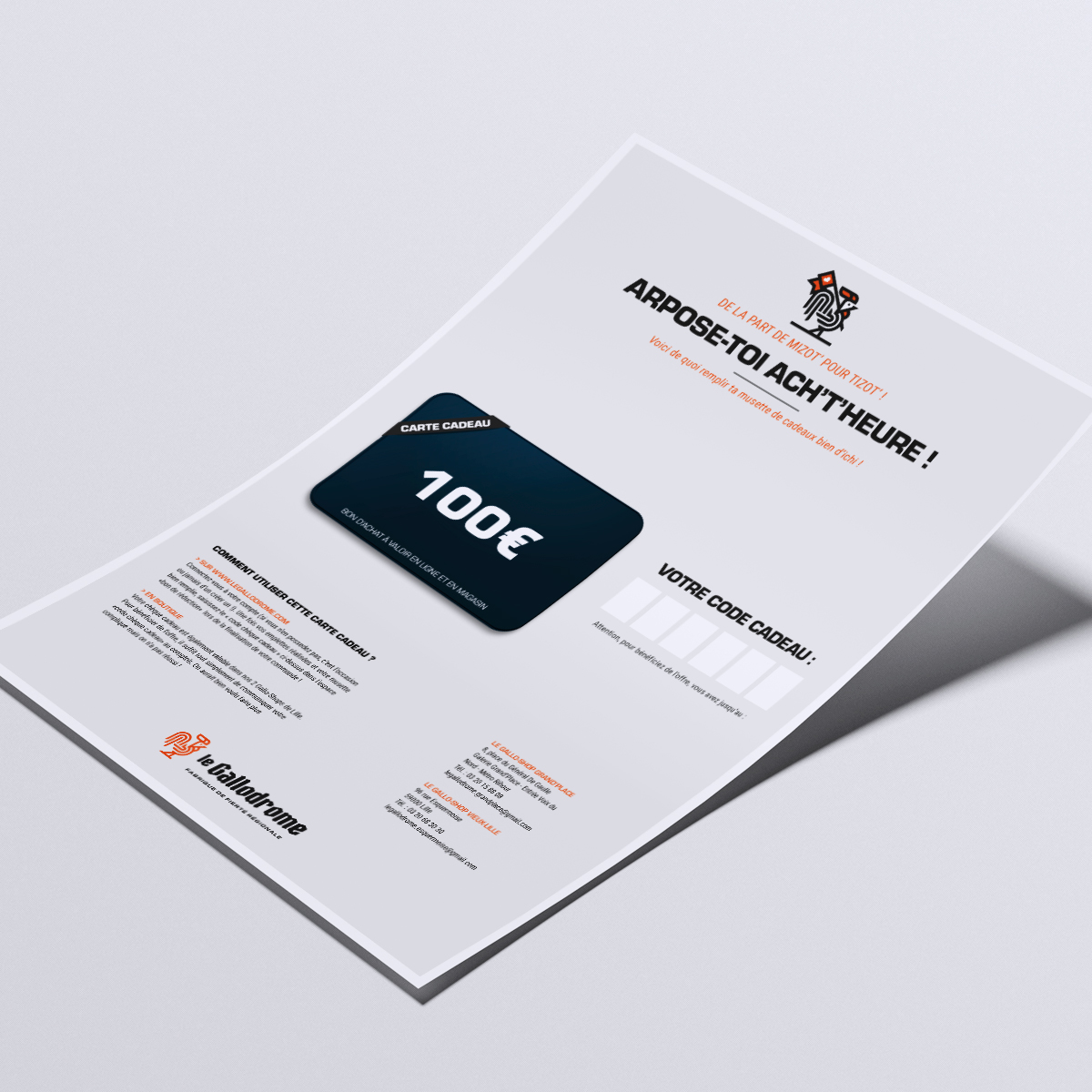 CARTE CADEAU RETRAITE