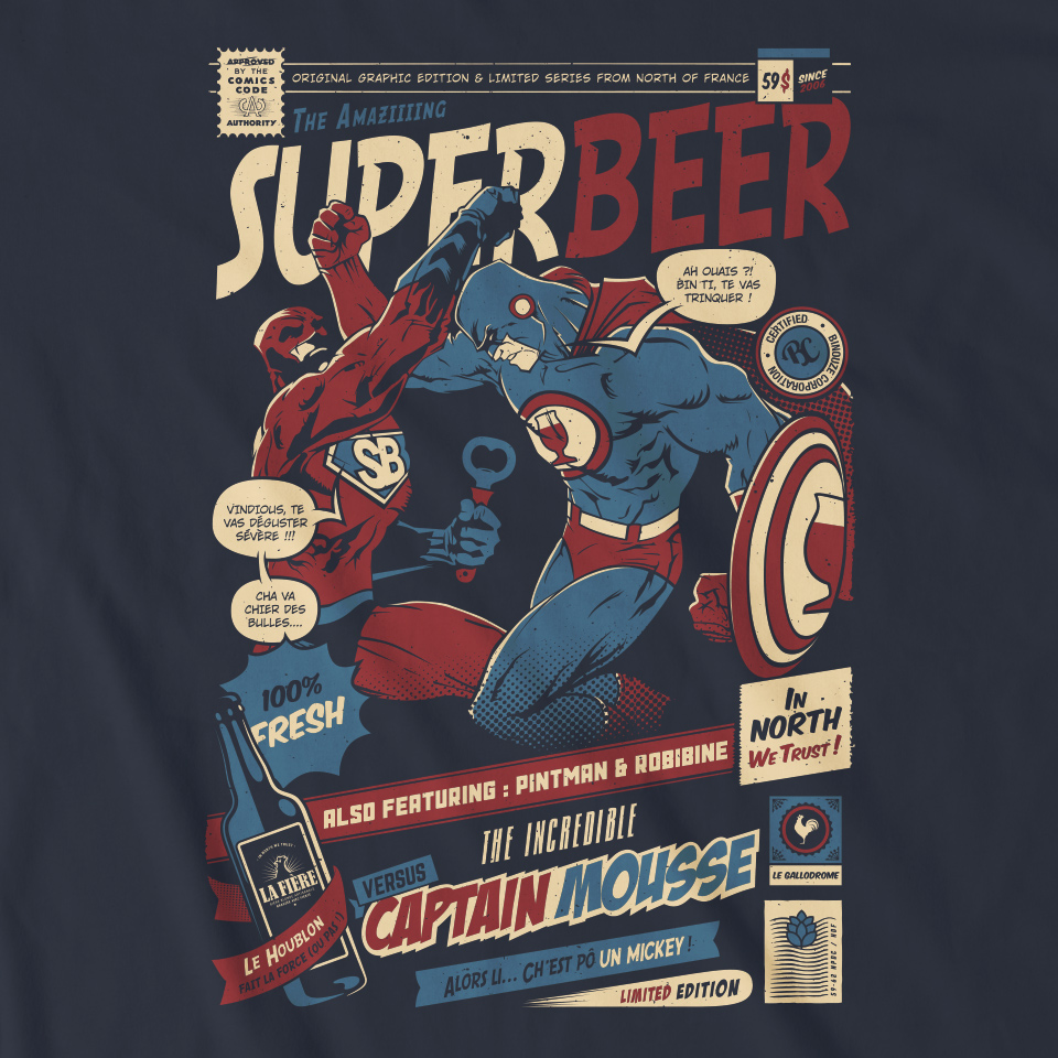 SUPERBEER VS CAPTAIN MOUSSE